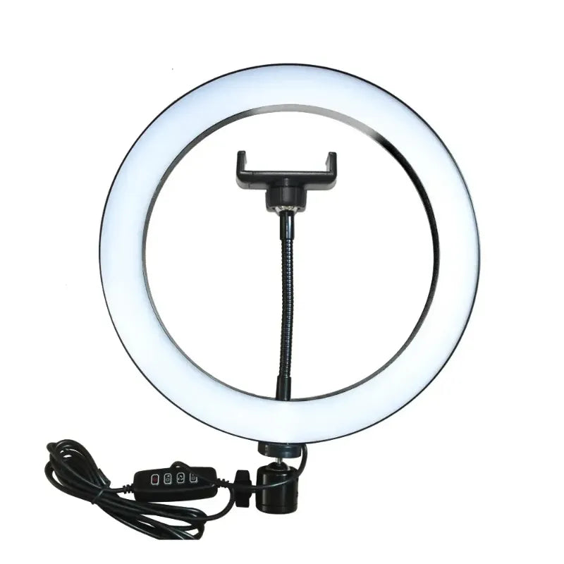 MJ36 RGB LED Soft Ring Light – 36cm | 16 Colors, Adjustable Brightness, with Phone Holder