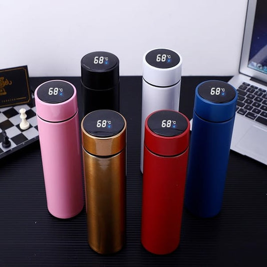 Temperature Display Thermos Water Bottle (Hot & Cold) | 500 ML | Random Colors