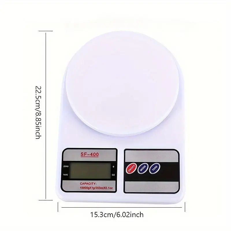Digital Kitchen Weighing Scale | 10kg Capacity | High Precision LCD Display with Tare Function